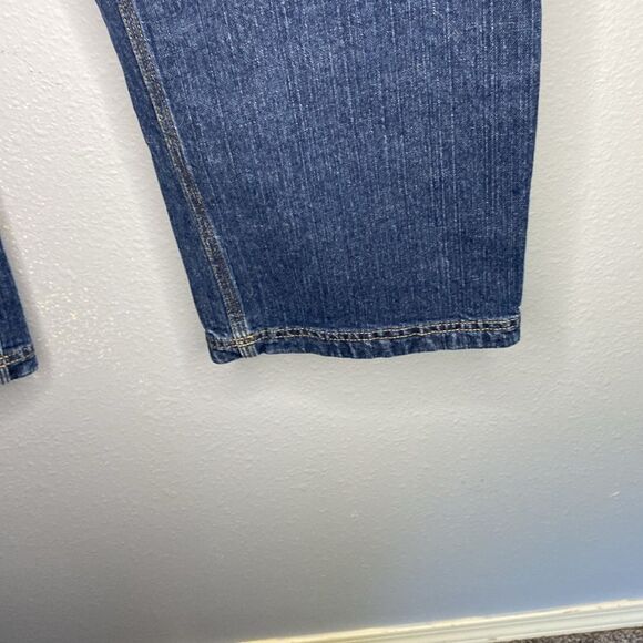 Duluth Trading Co Jeans Medium Wash Utility Denim Size 16 - Picture 4 of 8